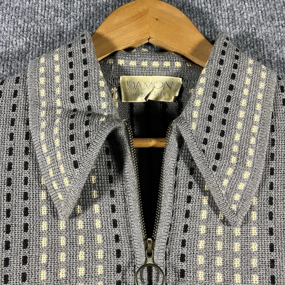 Suéter Polo Damon De Colección Para Hombres Grande Preppy Informal Adulto De Colección Italia Años 80 70 Foto 4 de 4