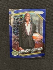 DOMINIQUE MALONGA 2025 Panini Prizm WNBA BLUE VELOCITY VARIATION STORM RC #144