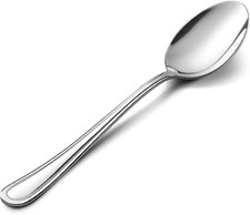 Dinner Spoons Set of 12, 7.9 Inch Stainless Steel Soup Spoons Tablespoons for