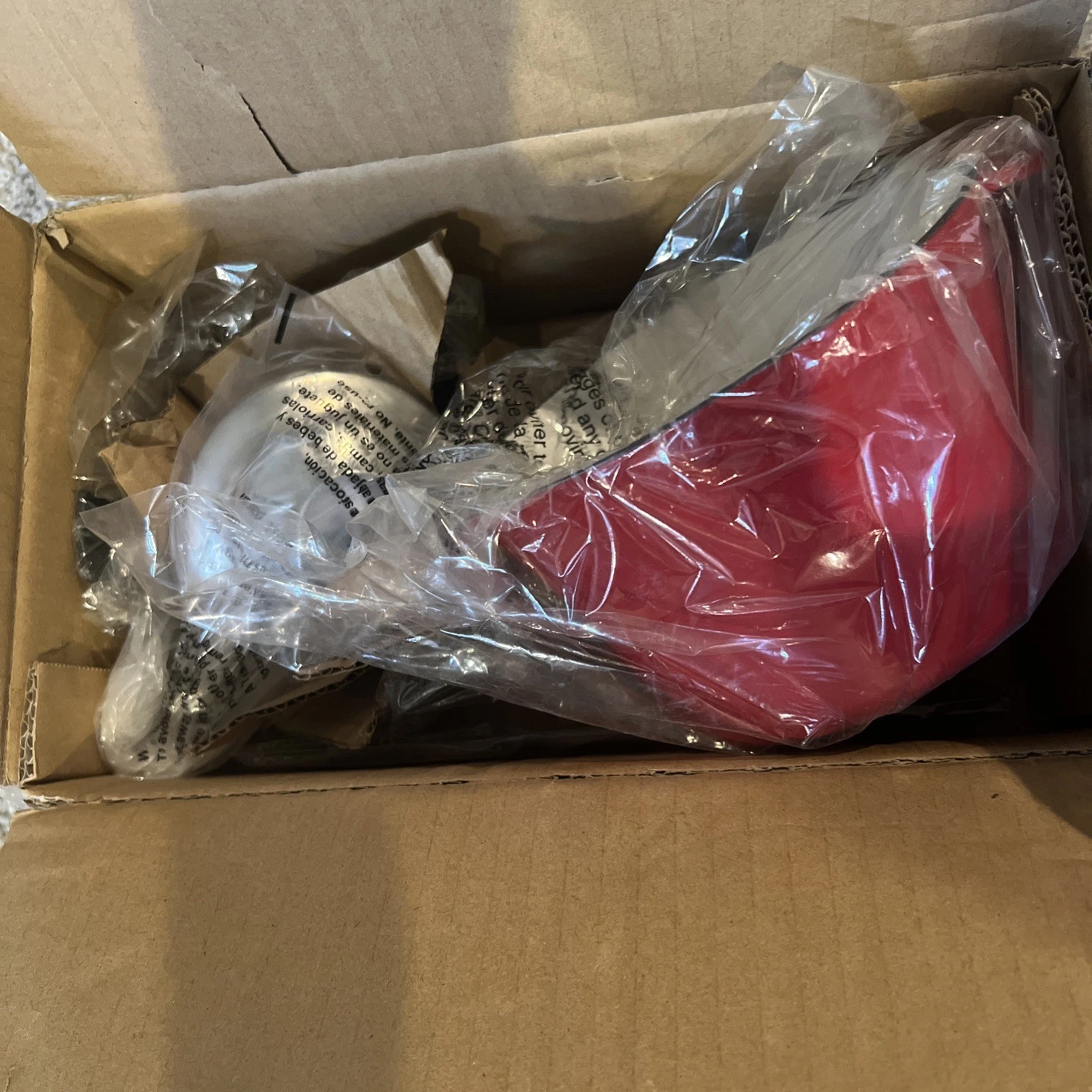 Crate and Barrel Fondue Set - Cast Iron Red Pot
Opens in a new window or tab