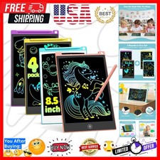 4 Pack LCD Writing Tablet, 8.5 Inch Colorful Drawing Board, Kids Travel Games...