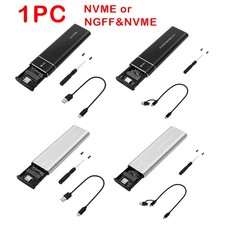 M.2 NVMe SSD Enclosure USB 3.1Gen 2 to NVMe PCI-E M.2 SSD Hard Drive Adapter -US