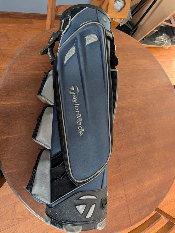 Carro de golf TaylorMade Lite bolsa de carro COLOR: parte superior negra: Foto 2 de 4