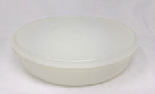Vintage Tupperware #242 Sheer 12 Round Desser...