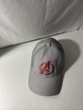 Marvel Avengers Assemble Mesh-Back Gray Hat One Size Adult