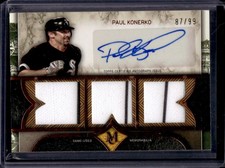 Paul Konerko 2025 Topps Museum Collection #SPTRA-PK Triple Jersey Auto /99
