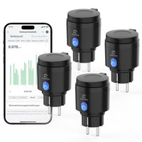Eightree Wlan Steckdose Outdoor, Zeitschaltuhr Aussenbereich Mit 4Er Pack