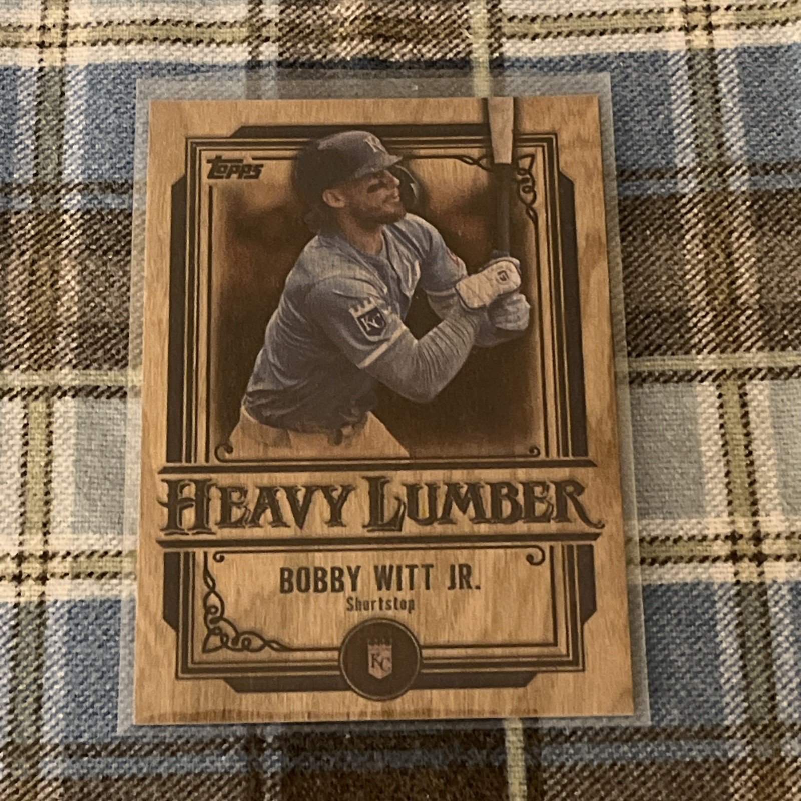 2025 Topps Series 1 Heavy Lumber Bobby Witt Jr. #HL-9 SP Case Hit KC Royals