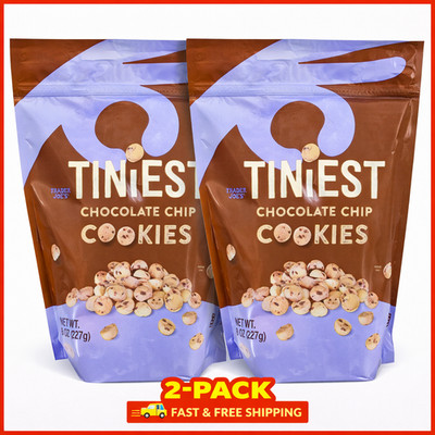 2-Pack Trader Joe's Tiniest Chocolate Chip Cookies