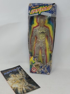 VINTAGE 1970s TAKARA SHONEN CYBORG CLEAR FIGURE LONG BOX FIRST ISSUE JAPAN BOXED