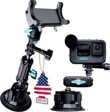 Heavy Duty Car Phone Mount Adjustable Suction Cup Dashboard Windshield 2025