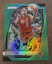 2024 Panini Prizm WNBA #77 Green Prizm Kelsey Plum Las Vegas Aces