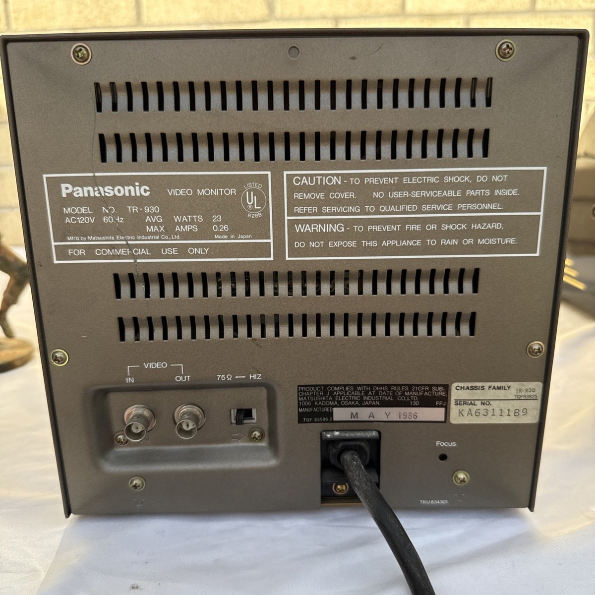 Vintage Panasonic TR-930 9