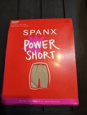 Spanx Power Short Shaper Short Size Large Seamless Ultra Soft 6" Inseam