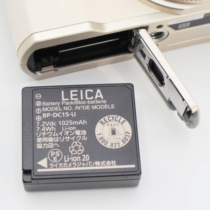 Near Mint] Leica C-Lux Type 1546 Light Gold w/ Battery & Protector