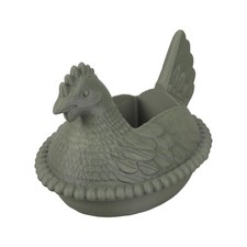 Chicken Shape Planter Soap Holder With Hen Design Decorative Pot for Farmhouse