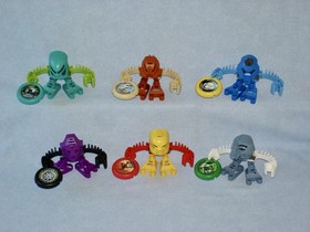2001 McDonalds Lego Bionicle TOHUNGA - Promotional Toa Matoran Set + Rahi Comic