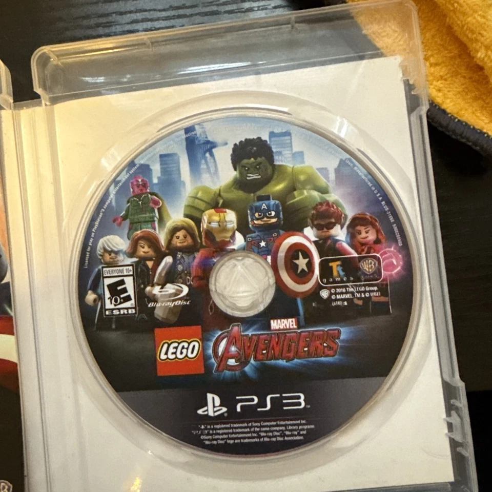 PS3 Lego Marvel Avengers Videojuego Playstation Estuche Completo Inserto Probado Foto 4 de 4