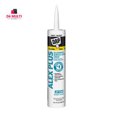 INC 18152 10.1Oz White Alex plus Acrylic Latex Caulk with Silicone