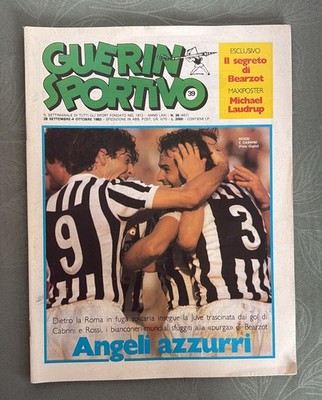 GUERIN SPORTIVO N.39/1983-28 SEPTEMBER-4 OKTOBER-JUVENTUS PAOLO ROSSI, CABRINI