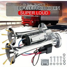 Car Electric Air Horn For Trucks Car Boats 12v Super Loud Dual Trumpet Car Electric Air Horn For Trucks Car Boats 12v Super Loud Dual Trumpet