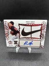 2021 Leaf Trinity Robert Gasser RPA /50! Nike Swoosh! Brewers Rookie