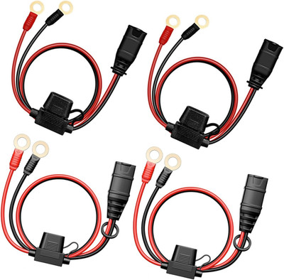 (4 Pack) GC002 X-Connect Extension Cord Compatible with NOCO Battery Charger Acc