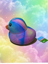 Sunny Days Jumbo Squeezy Duck Squishy Stress Toy NEW
