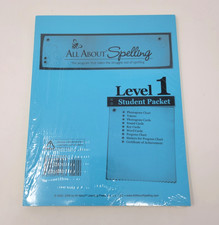 ALL ABOUT SPELLING LEVEL 1 STUDENT PACKET NEW...