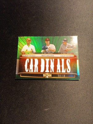 ⭐イチロー⭐TOPPS DOUBLE COMBO RELICS 19/27 2011 Topps Triple Threads Relic Combo #TTRC-27 Emrald /18 Pujols