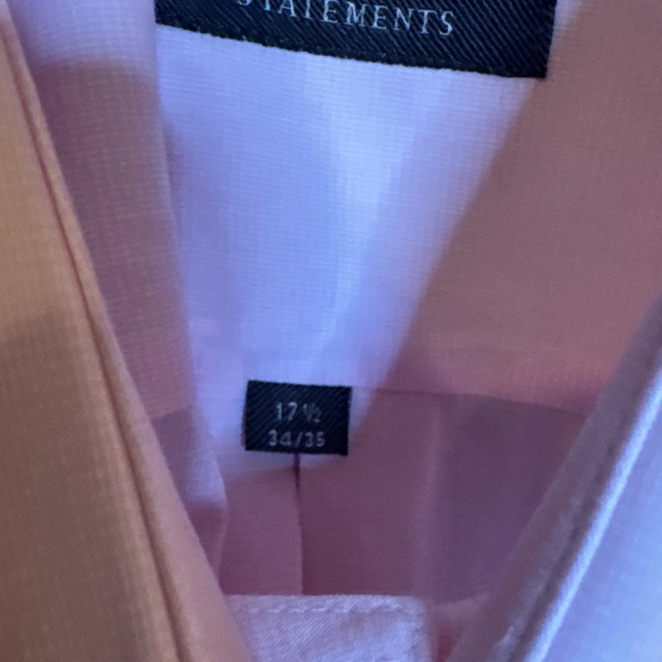 Рубашка мужская John Bartlett Statements размер 15,5 розовая оксфордский воротник на пуговицах - Изображение 2 из 4