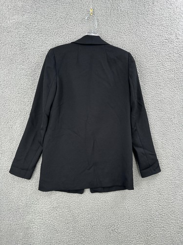 Aritzia Babaton Power Blazer 0 Oversized Black 1 Button Career Casual EUC - Picture 8 of 10