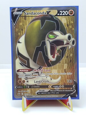 Pokmon TCG Sandaconda V Chilling Reign 175/198 Holo Full Art | eBay Pokmon TCG Sandaconda V Chilling Reign 175/198 Holo Full Art | eBay