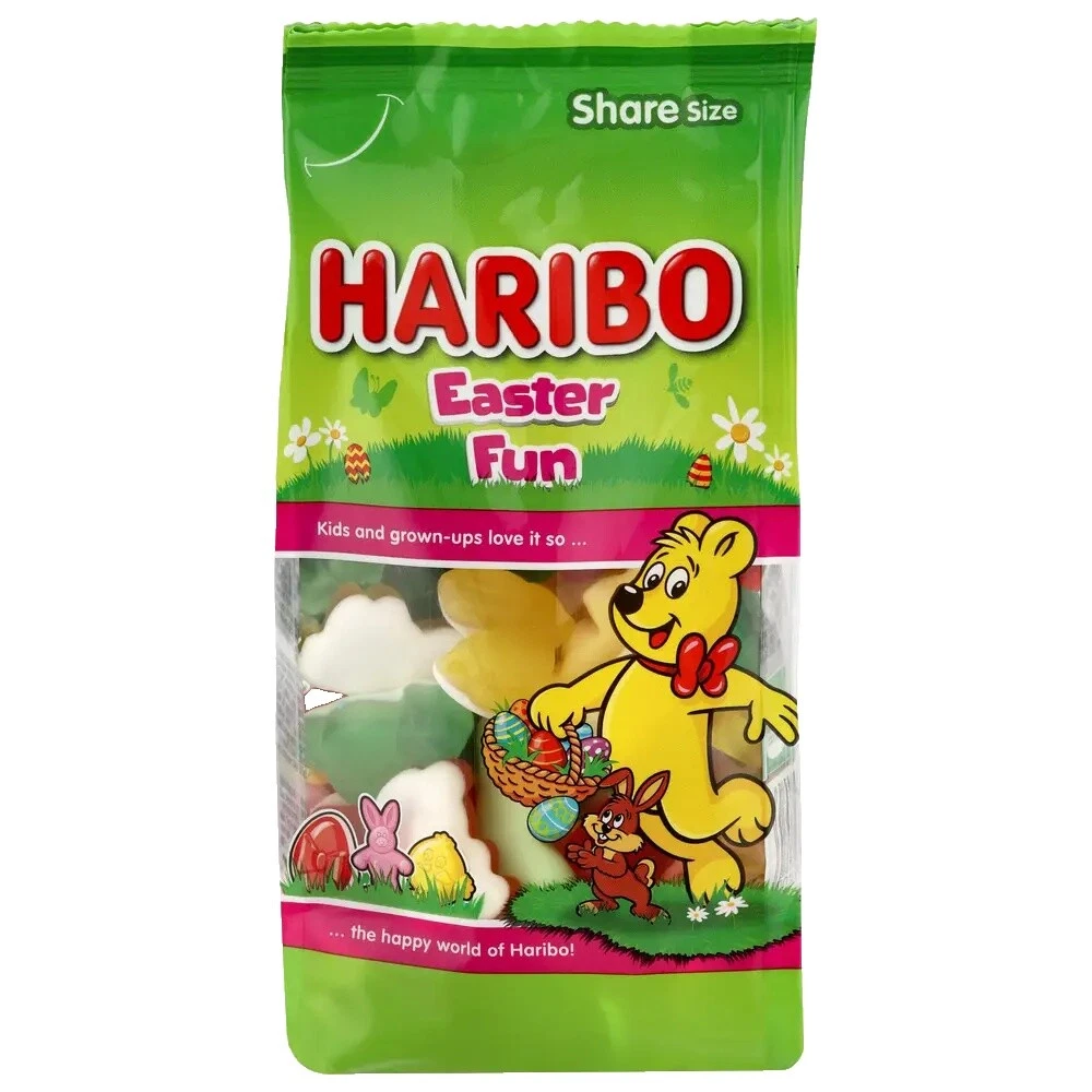 Goma HARIBO sem açúcar, Doces Macio e Marshmallows