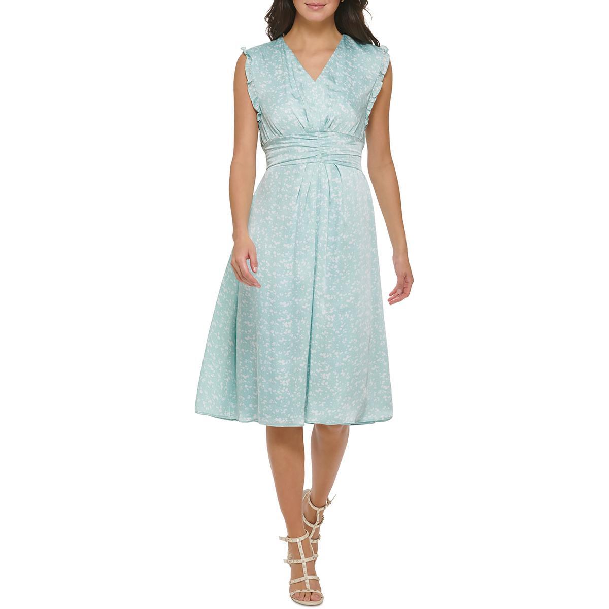DKNY Womens Midi Printed Smocked Midi Dress BHFO 1041 | eBay DKNY Womens Midi Printed Smocked Midi Dress BHFO 1041 | eBay