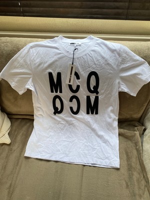 mcq alexander mcqueen velvet logo hooded sweatshirt