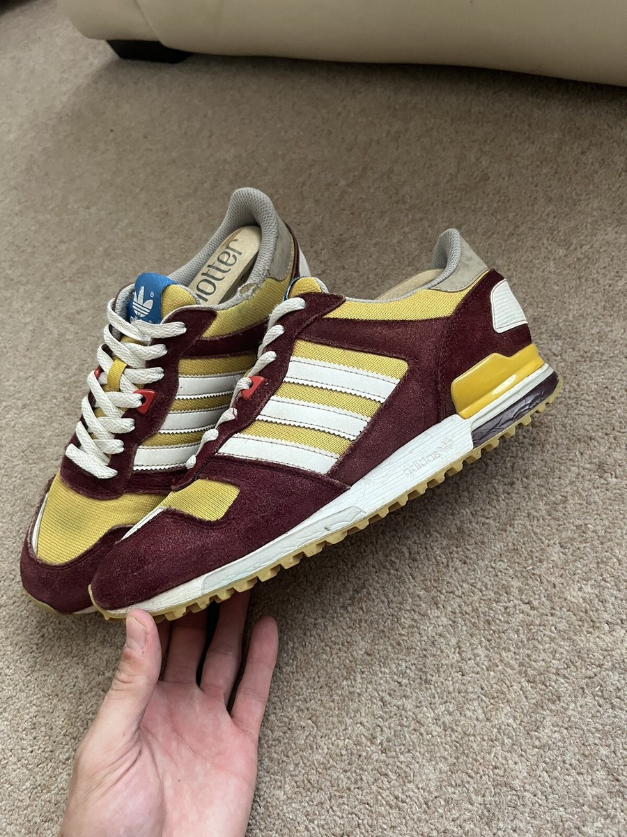 【marron】 Adidas Originals Men's Maroon Zx 420 Sneakers Size 13 us