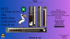 *Free Layaway* McDermott G222 Pool Cue *Free Case and Shipping*