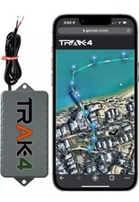 Trak-4 12v GPS Tracker with Wiring Harness for Tracking Equipment Vehicles an...