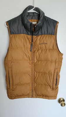 Goose Down Fill Puffer Vest Mens SZ 