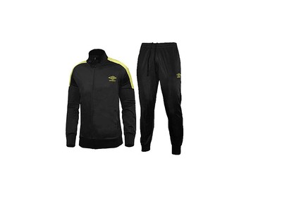 TUTA SPORTIVA UMBRO 30033 FULL ZIP UOMO DONNA NERO BLU S M L XL XXL 3XL  RUNNER | eBay