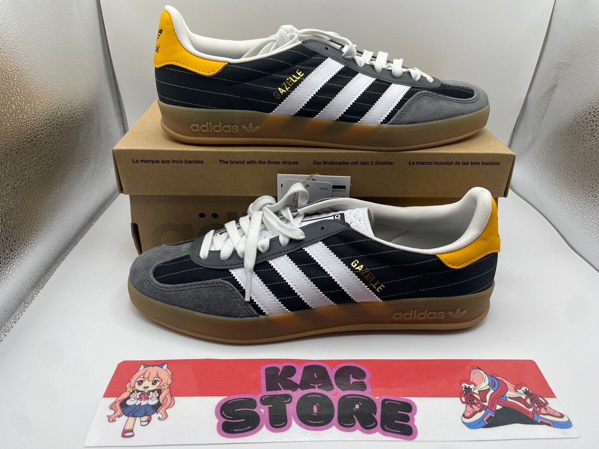 iyo☆adidas gazelle indoor 22.5 Size 8.5 - adidas Gazelle Indoor Olympic Pack - Black for