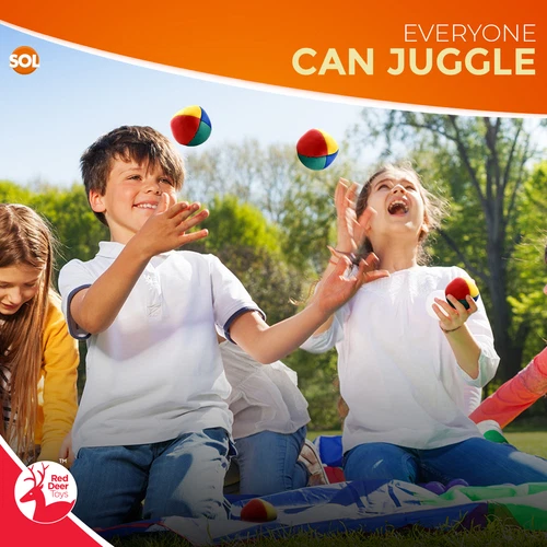 Jonglierbälle Set Jonglierset Jonglieren Jonglage für Kinder Erwachsene - Bild 3 von 18