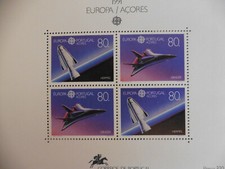 Europa Cept 1991; Azory; Podróż kosmiczna; Blok 12; czysty**; patrz skan
