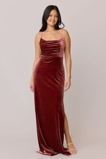 Revelry Skye Velvet Dress Women 10 Burgundy Holiday Event Witchy Whimsigoth Glam