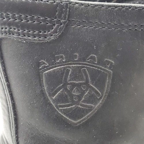 Ariat Womens Black Leather Paddock Kiltie Riding Equestrian Ankle Boots Size 6.5 - Picture 9 of 10