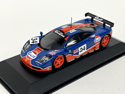 1/43 Minichamps McLaren F1 GTR Gulf Racing 1996 Le Mans car #34