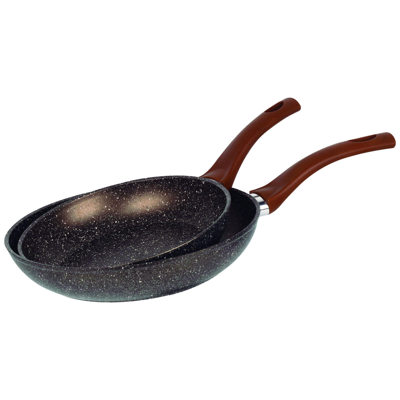 Set 2 Sartenes Aluminio Reciclado San Ignacio Root 20 Y 24 Cm Champán En Oferta Bergner Root Sartenes 20/24 Cm Aluminio Forjado Induccion Color Champán