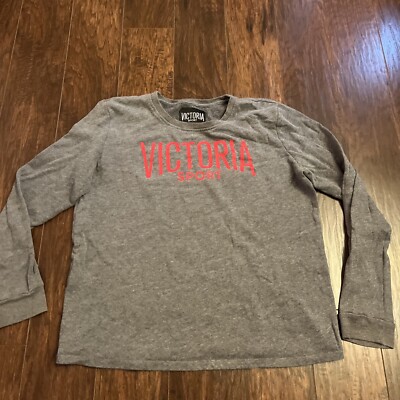 Victoria Secret Sport Long Sleeve Sweat Shirt Top Sz Medium Women's