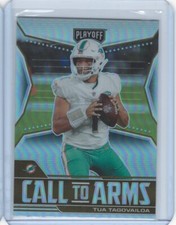 2021 Panini Playoff CA-TTA Call to Arms Silver  Tua Tagovailoa Miami Dolphins